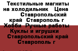 Текстильные магниты на холодильник › Цена ­ 300 - Ставропольский край, Ставрополь г. Хобби. Ручные работы » Куклы и игрушки   . Ставропольский край,Ставрополь г.